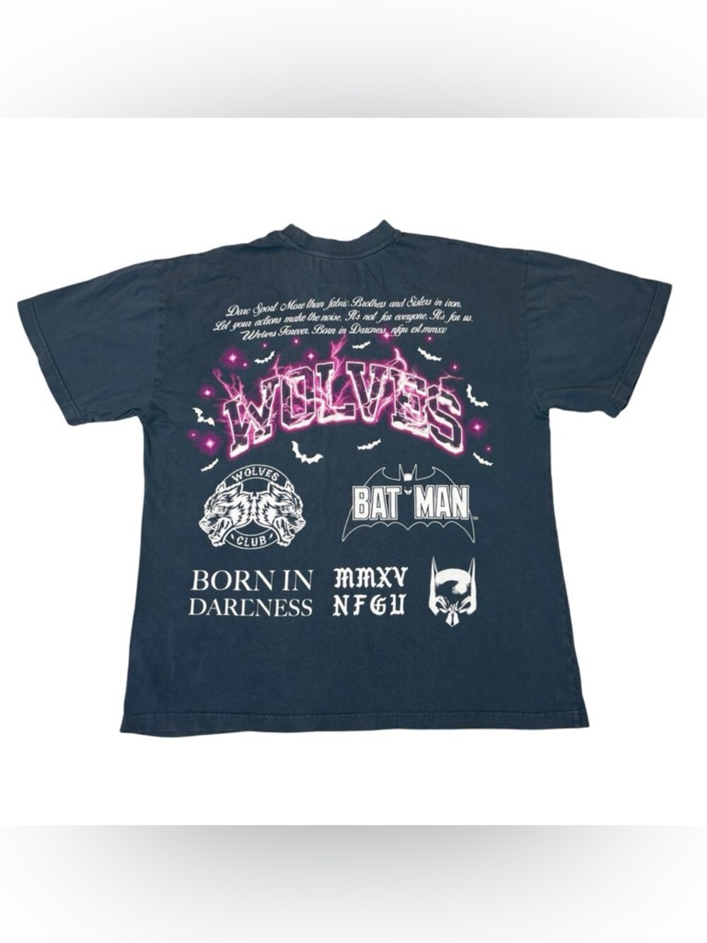 Darc Sport Wolves Batman T-shirt Medium